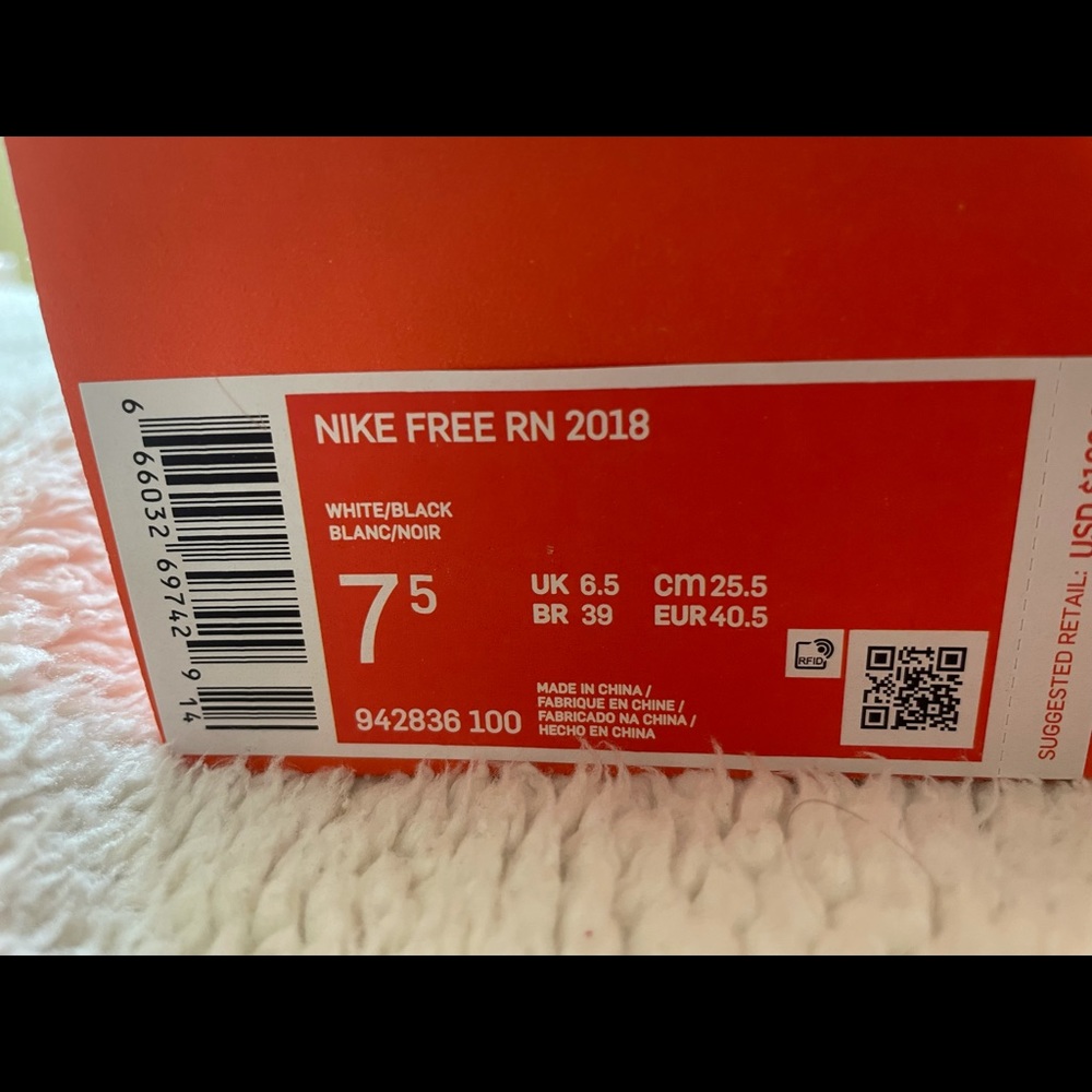 🏃‍♂️Nike Free Rn 2018 Men Size 7.5 (Women Size 9) - Picture 8 of 9